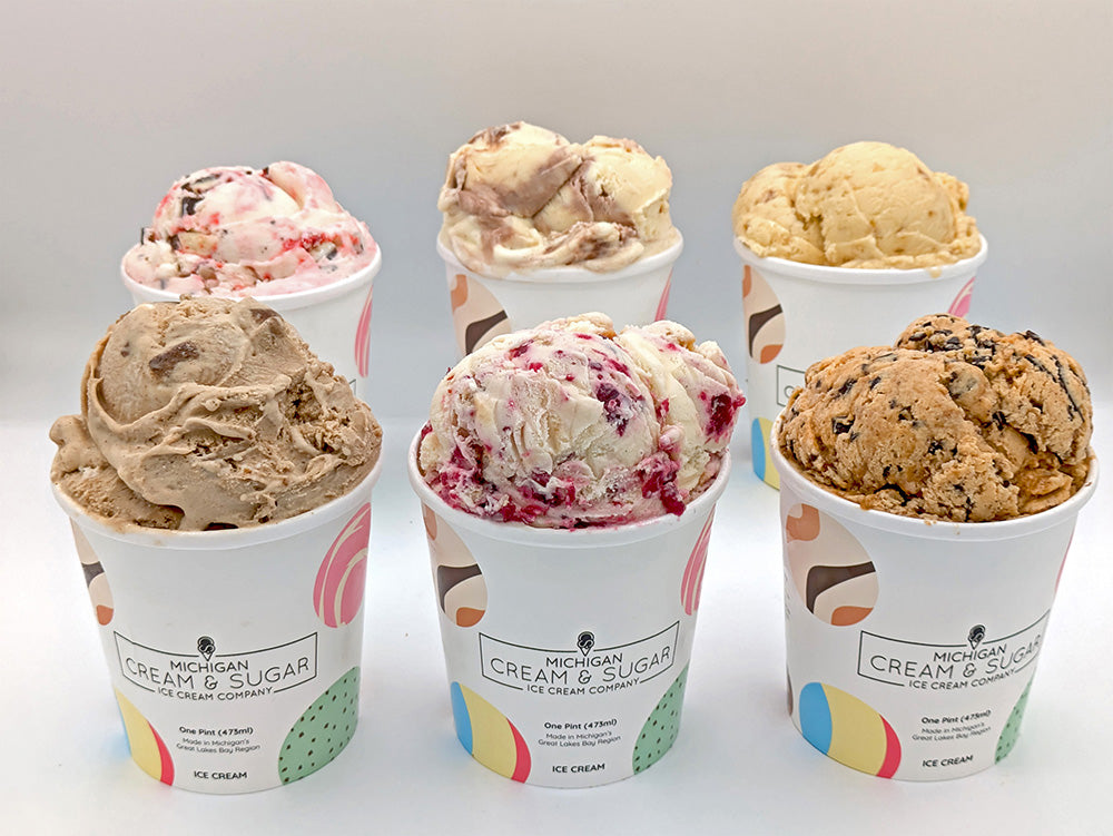 Artisan Ice Cream Pints, a sweet treat for you or from you.